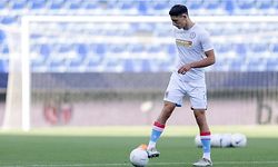 Seid Korac (Luxemburg #2) beim Aufwärmen/ Fussball, Saison 2020-2021, Freundschaftsspiel, Länderspiel / 02.06.2021 /Norwegen - Luxemburg (Norway vs Luxembourg) / Estadio la Rosaleda, Malaga /Foto: Ben Majerus