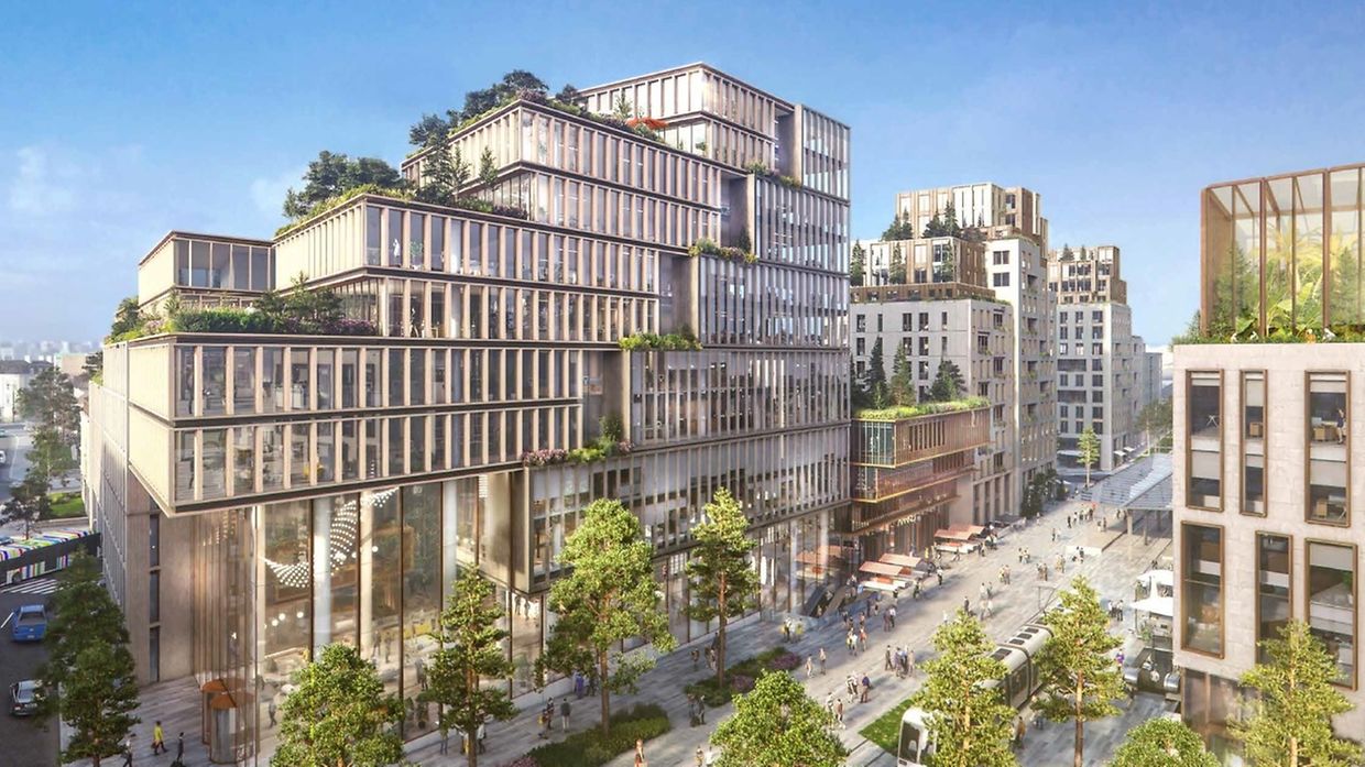 So stellen sich die Konzeptentwickler die künftige Stäreplaz und ihre Umgebung vor.