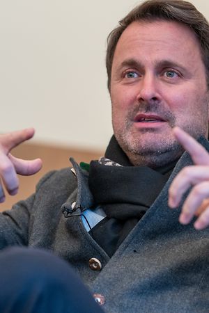 Itv Xavier Bettel Premier  Ministre Luxembourg le 02/02/2021 photo ©Christophe Olinger