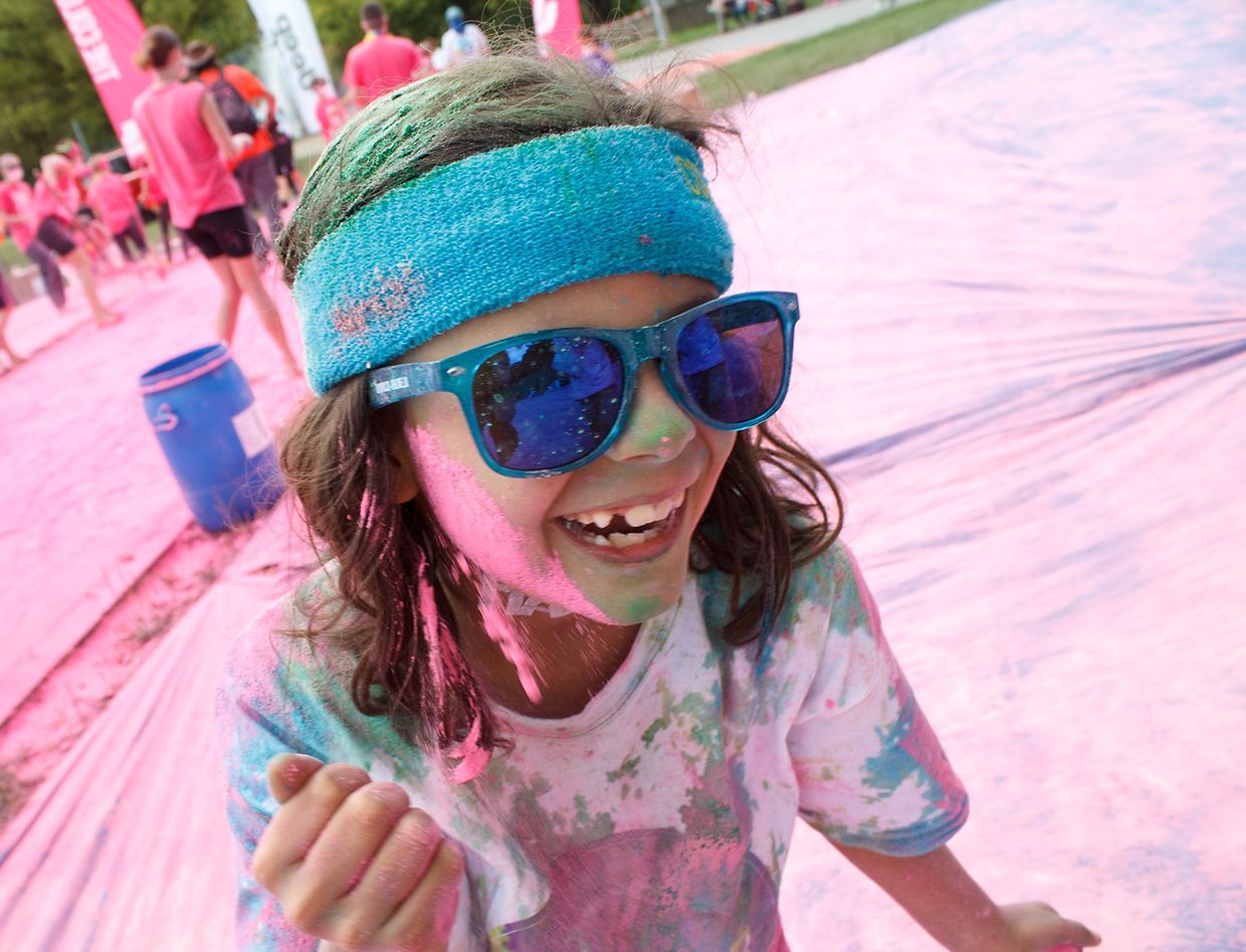 Color Run unicorn edition. Happiest 5k on the planet! Echternach 2017