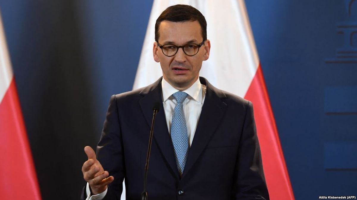 Poland's prime minister Mateusz Morawiecki Photo: AFP