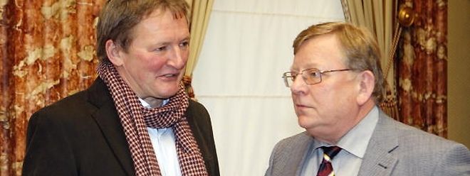 Edy Mertens (r.), hier mit dem Wiltzer Bürgermeister und LSAP-Abgeordneten Frank Arndt, sitzt seit 2013 als DP-Abgeordneter in der Chamber.