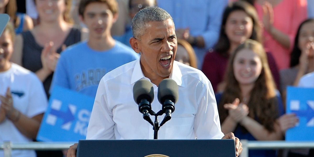 O ainda Presidente dos Estados Unidos da América, Barack Obama