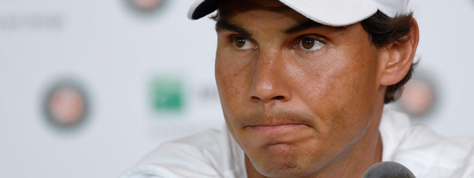 Rafael Nadal bei der Pressekonferenz am Freitag.