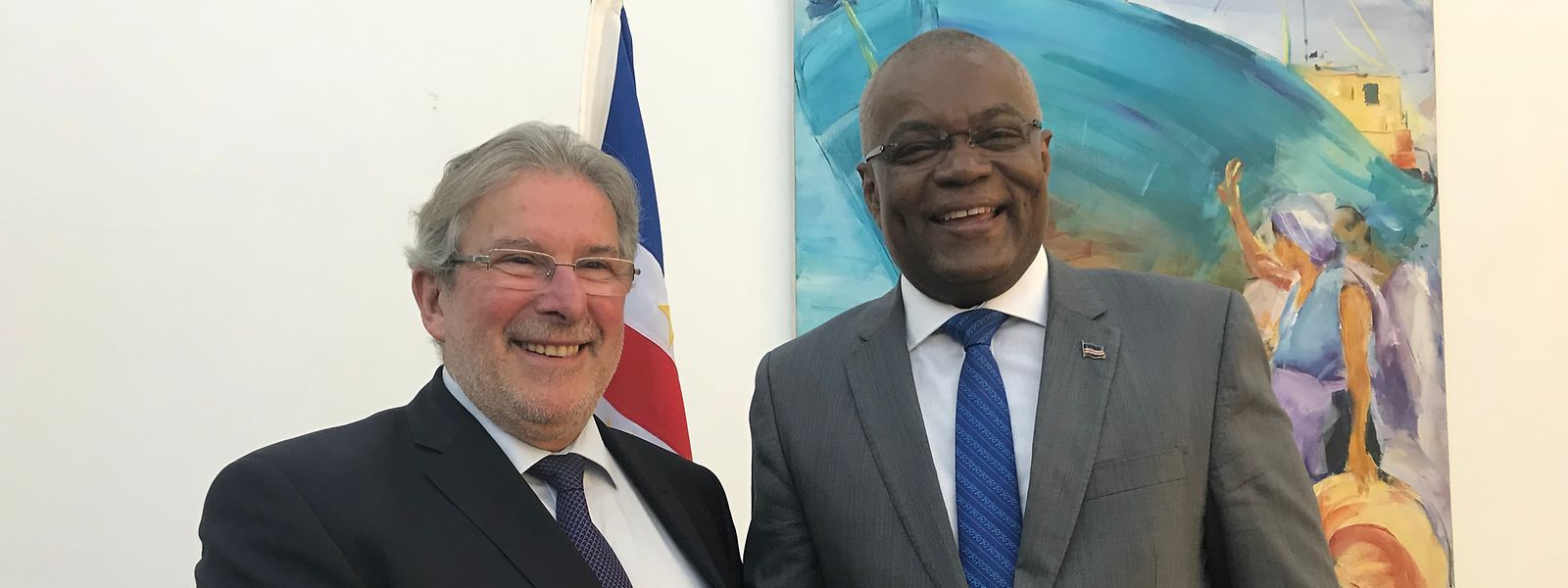 Mars di Bartolomeo está em Cabo Verde a convite do seu homólogo Jorge Santos.