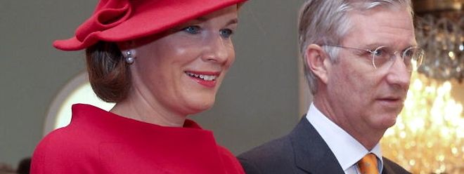 Heute zu Gast in Luxemburg: König Philippe von Belgien und Königin Mathilde.