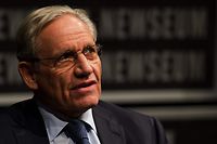 (FILES) In this file photo taken on June 13, 2012 Associate Editor of the Washington Post Bob Woodward speaks at the Newseum during an event marking the 40th anniversary of Watergate at the Newseum in Washington, DC. - President Donald Trump admitted that he tried to minimize the lethal threat of the coronavirus early on in the pandemic, according to excerpts reported on September 9, 2020 from a new book by veteran US journalist Bob Woodward. (Photo by Jim WATSON / AFP)
