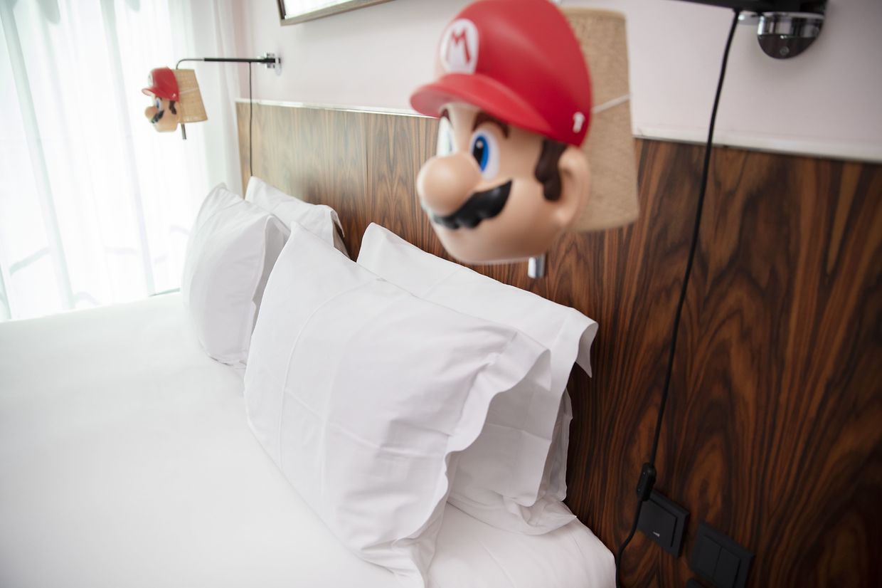 Surtout : ne jamais sortir sans son masque. N'est-ce pas Mario?