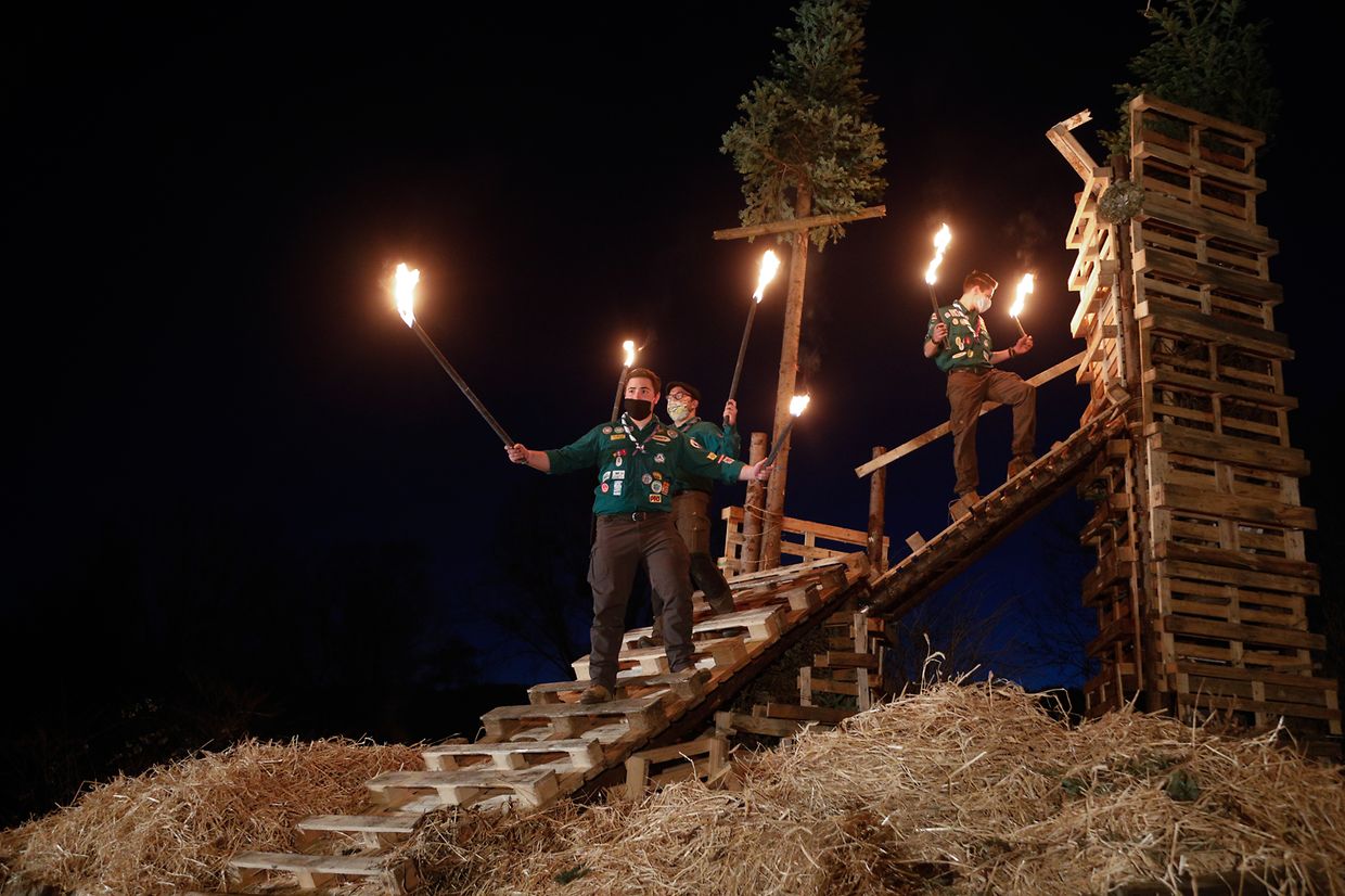 Sie waren bereit, den Winter zu verabschieden.