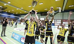 Tim Laevaert (Strassen 11) / Volleyball, Pokal-Finale Maenner, Strassen - Fentingen / 25.03.2023 / Walferdingen / Foto: Christian Kemp