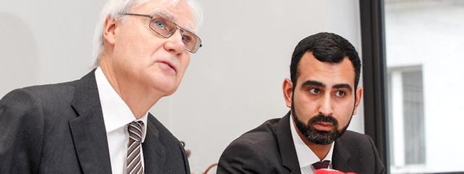 CNFP-Präsident Romain Bausch (links) und Generalsekretär Nima Ahmadzadeh stellten der Presse ihre Bewertung des Budgets 2016 vor.