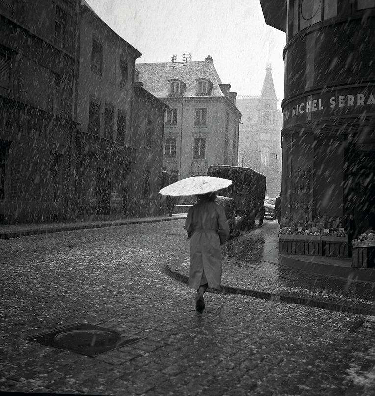 Scène de rue en 1949