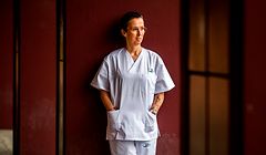 Entrevista com equipa medica proveniente de Franca que veio para Portugal para o Hospital Garcia da Orta, em Almada, ajudar no combate a pandemia COVID-19@Rodrigo Cabrita 