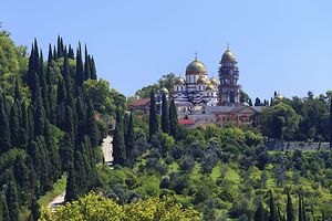 New and Athos Simoneau-Kananitsky monastery. Abkhazia