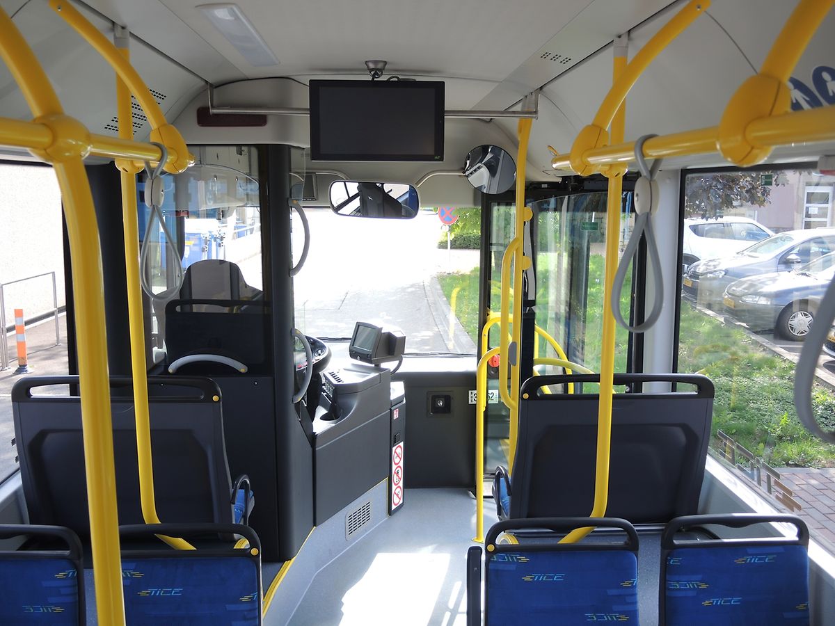 In den neuen Bussen wird den Fahrgästen künftig angezeigt, wo sie sich gerade befinden.