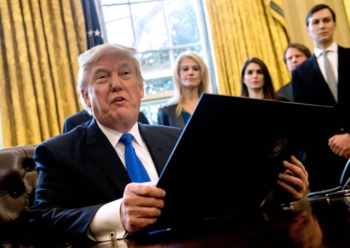 Für Donald Trump hat die Wiederbelebung der Pipeline-Baustellen Priorität. 