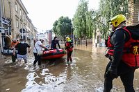 Lokales,Hocvhwasser,Überschwemmung Echternach.Foto: Gerry Huberty/Luxemburger Wort