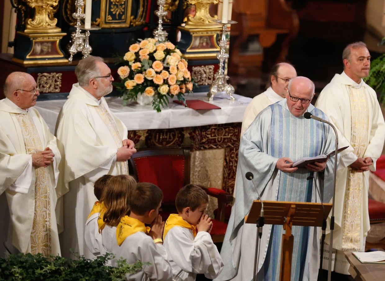 Oktave - Messe für die neuen Pfarreien: Wooltz Saints-Pierre-et-Paul & Öewersauer Saint-Pirmin, Luxembourg, le 18 Mai 2017. Photo: Chris Karaba