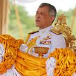 Thailands König Maha Vajiralongkorn nimmt an der Zeremonie anlässlich des Beginns der Anbausaison für Reis teil.
