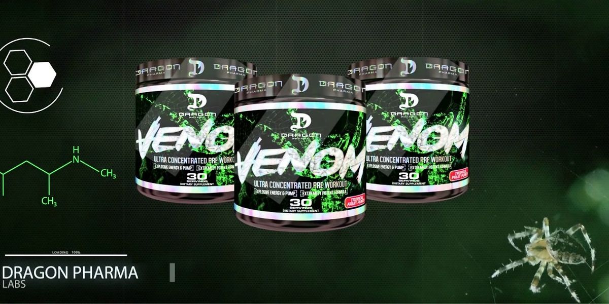 Venom Dragon Pharma, em pó, contêm substâncias destinadas ao tratamento da disfunção erétil. 