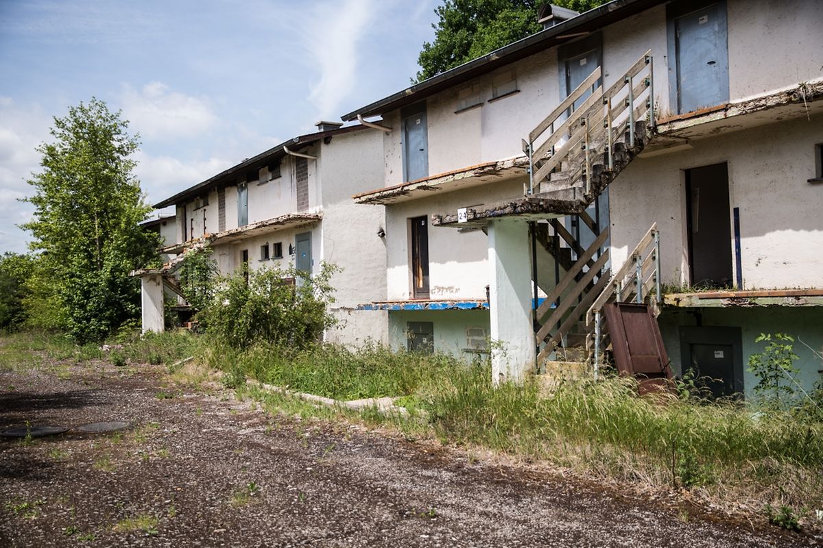 Eindrücke der verwahrlosten Cité Syrdall