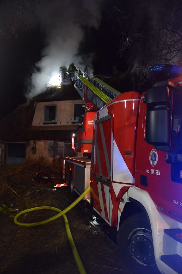 Bei dem Brand wurde niemand verletzt. 