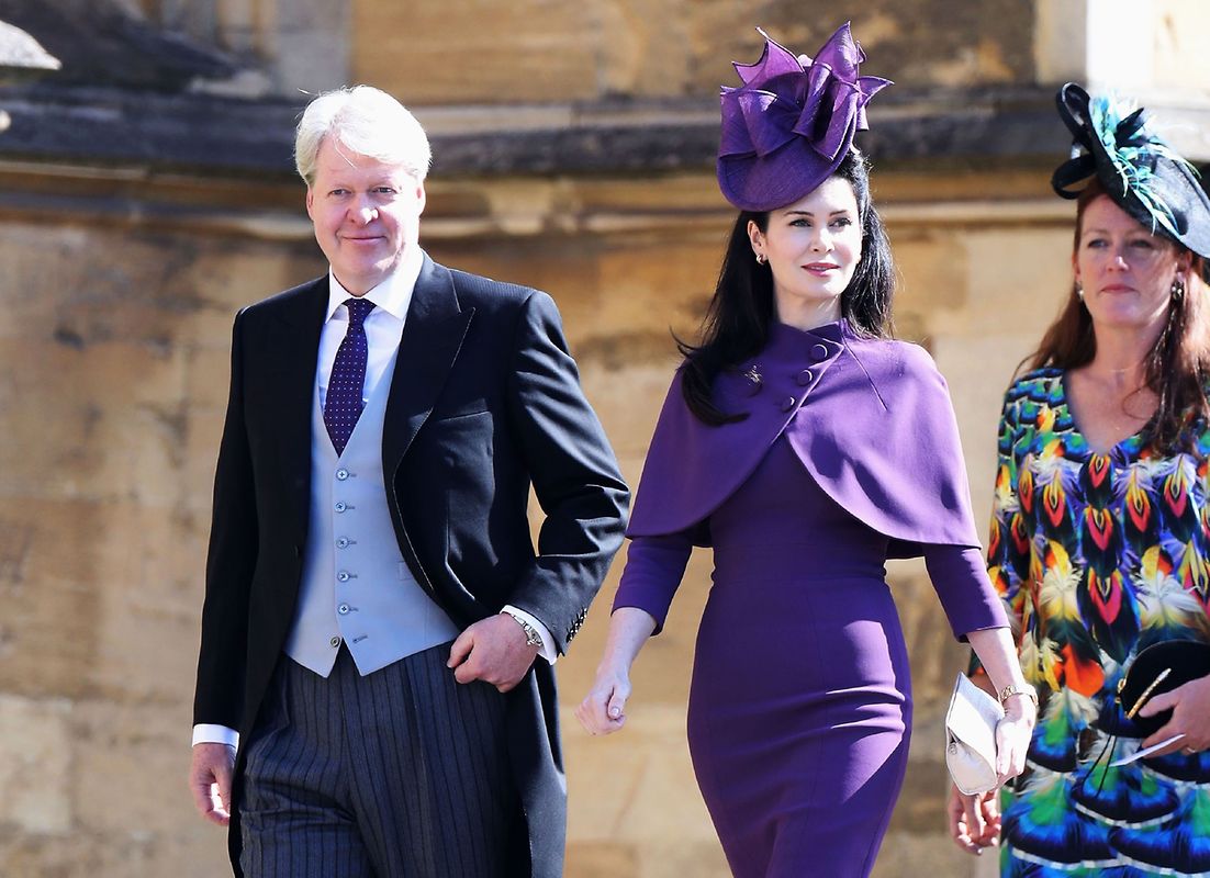 Charles Spencer, 9. Earl Spencer und seine Frau Karen Spencer 