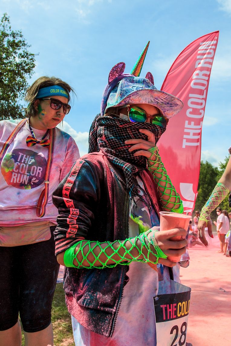 Color Run unicorn edition. Happiest 5k on the planet! Echternach 2017