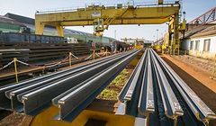 ArcelorMittal Rodange se positionne pour le deuxième appel d’offres pour les rails du tram, Laminage, Laminoir, Foto Lex Kleren