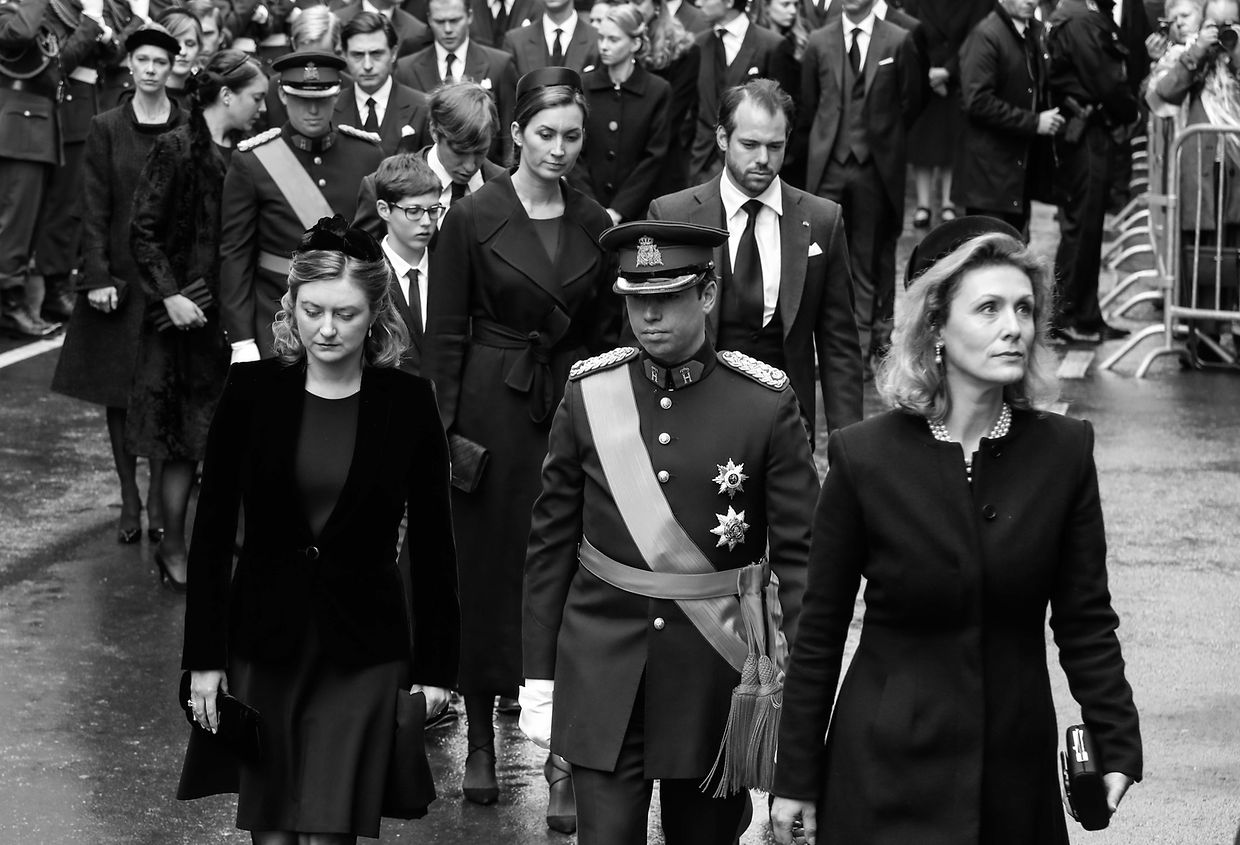 Lokales, Online, Kathedrale, Staatsbegräbnis Großherzog Jean, funérailles Grand-Duc Jean, Eingang Kathedrale,