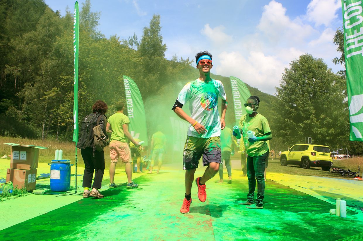 Color Run unicorn edition. Happiest 5k on the planet! Echternach 2017