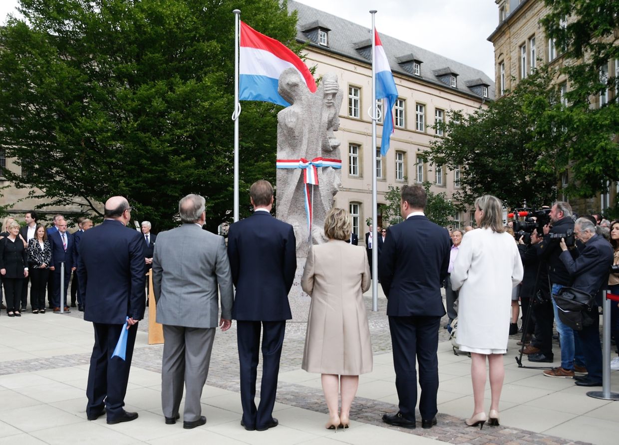 Das Denkmal des franko-israelischen Künstler Shelomo Selinger, soll die Erinnerung an die Verbrechen der Nazis an Juden wachhalten. 