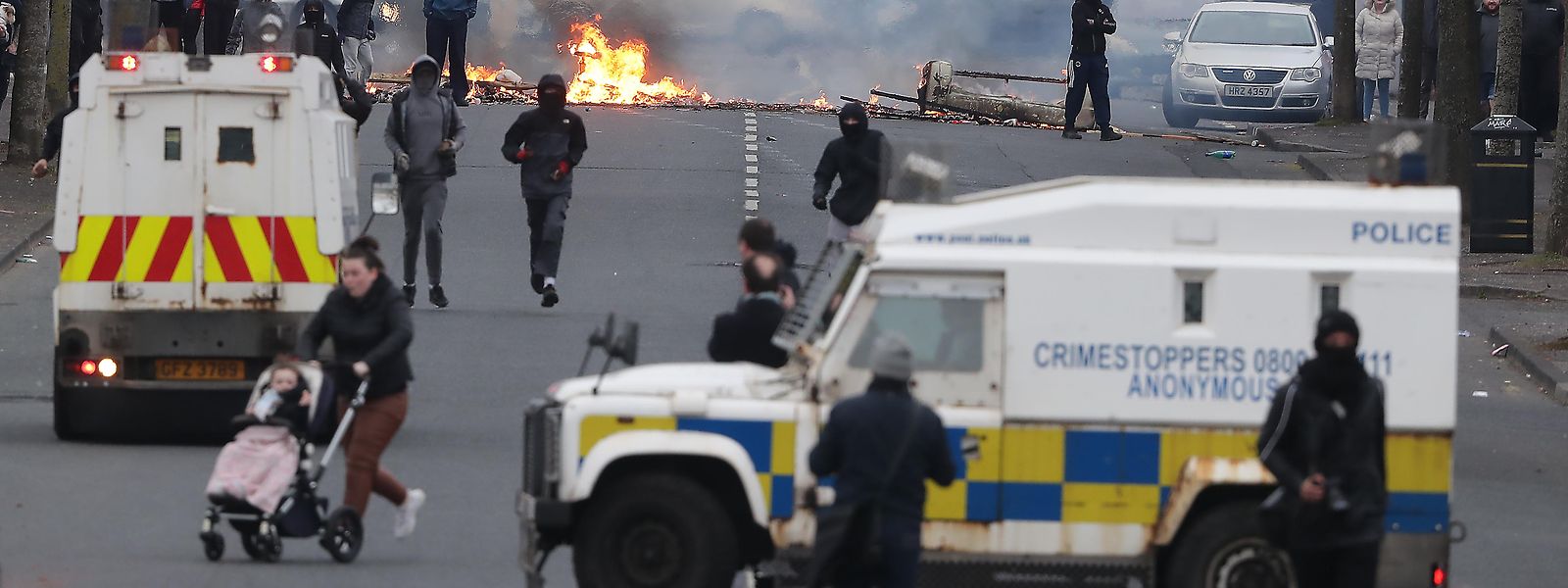 Belfast im April 2021: Während Tagen erleben die Menschen Unruhen, die an fast vergessene Bürgerkriegsjahre erinnern.