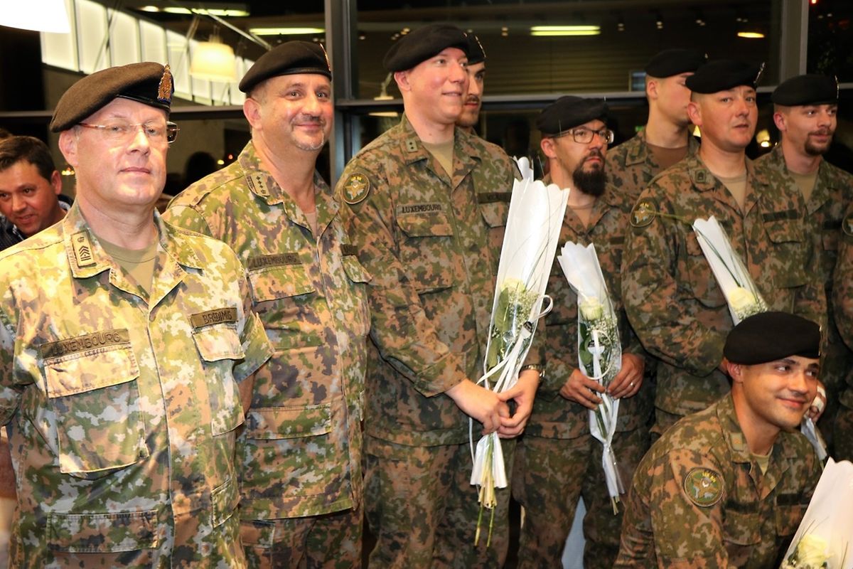 Des larmes de joie ont jailli samedi soir à l'accueil des 23 soldats de retour de mission au Kosovo.