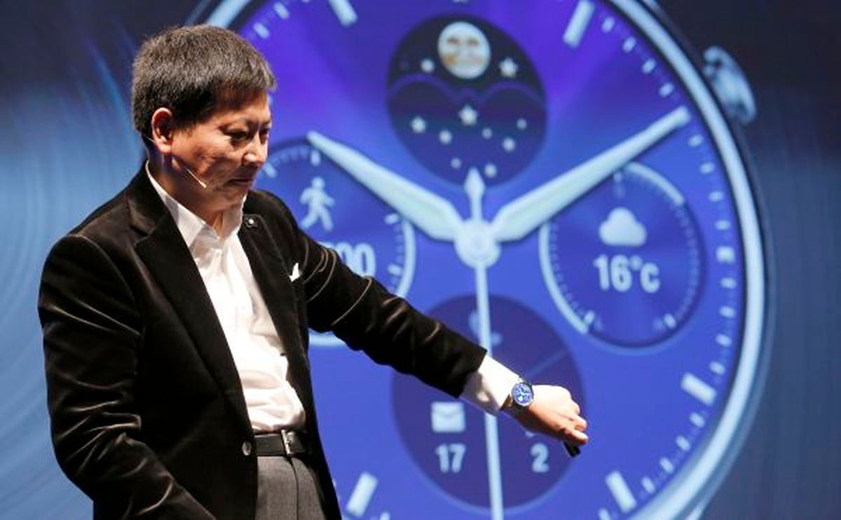 Huawei-Chef Richard Yu stellte vor kurzem in Barcelona seine Smart-Watch-Uhr vor.