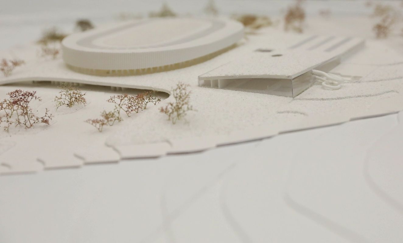 Vorstellung des siegreichen Entwurfs des Architektenwettbewerbs. 