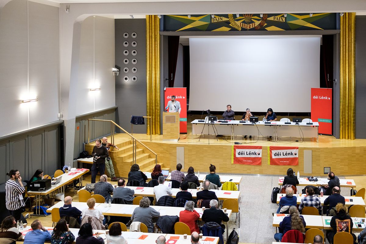 Rund 100 Mitglieder und Militanten fanden sich am Samstag zum Parteitag im Casino syndical in Bonneweg ein.