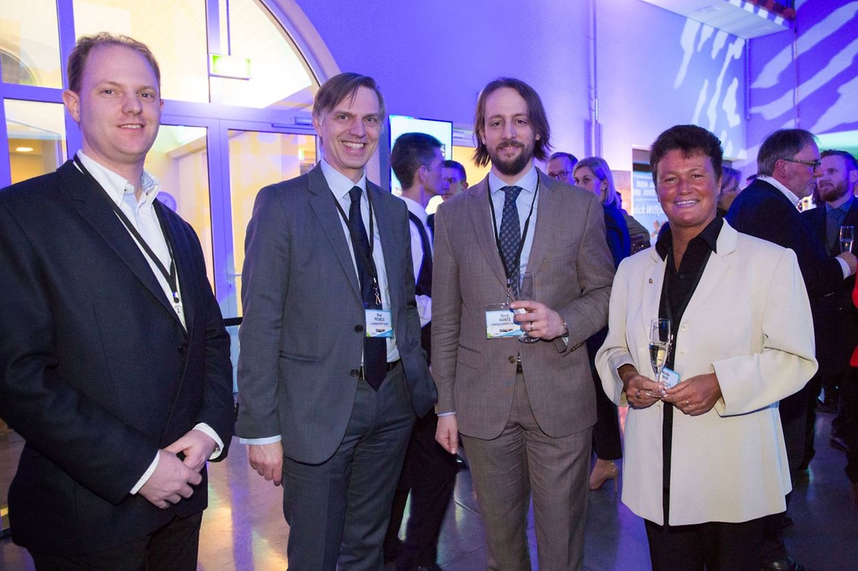 Patrick Risch, Paul Peckels, Benji Kontz, Nathalie Hanck