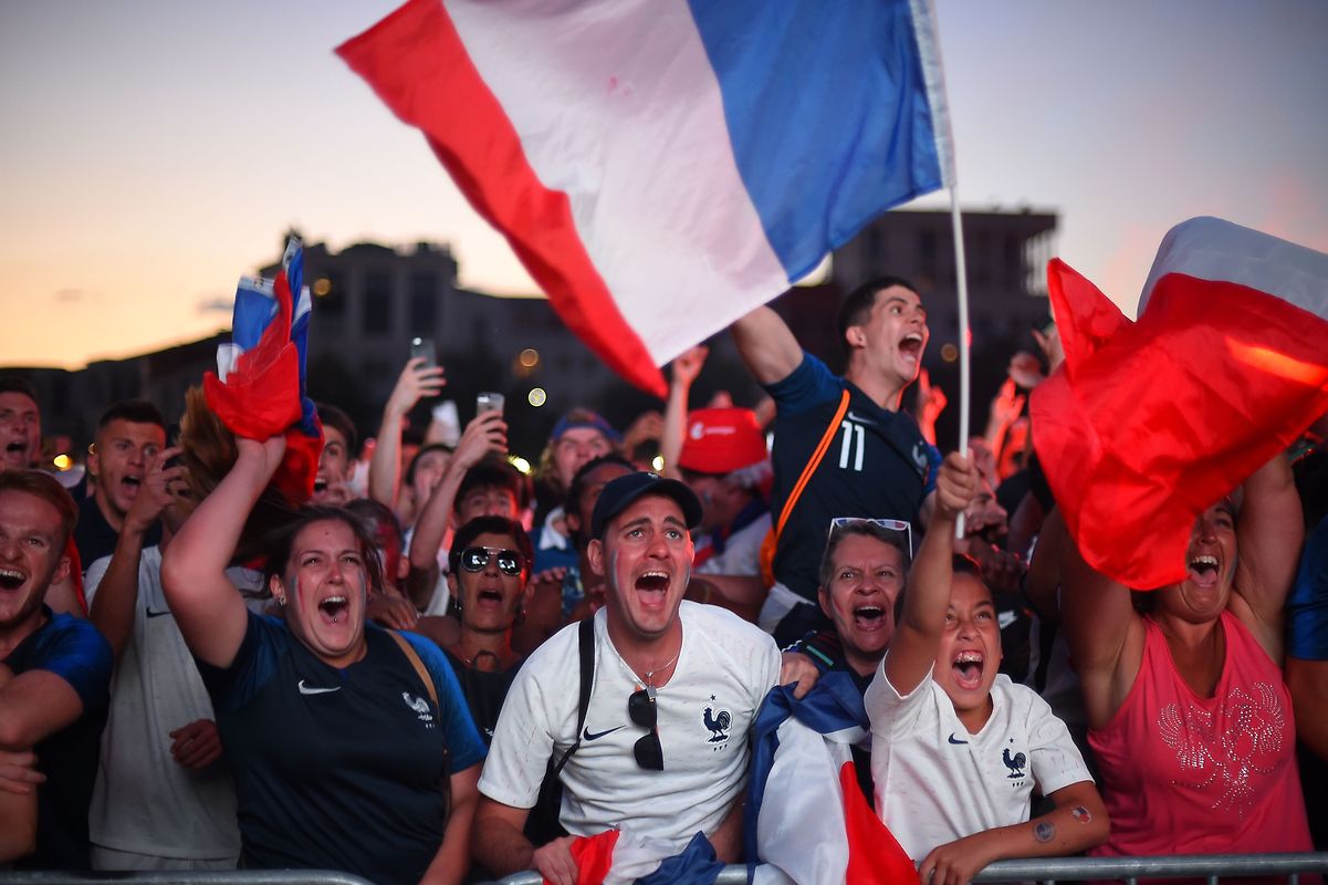 In Montpellier gibt es kein Halten mehr: Frankreich steht im Finale.