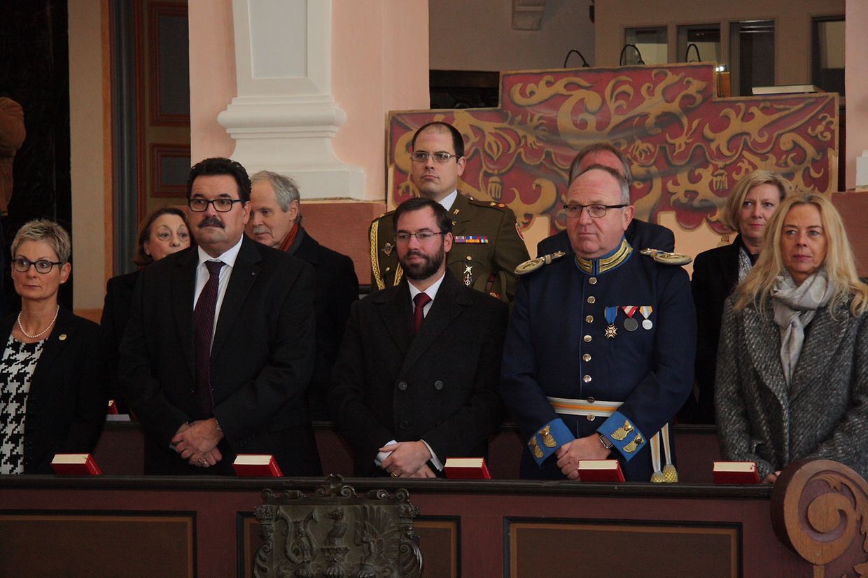 Erbgroßherzog Guillaume nahm an der Gedenkfeier teil.