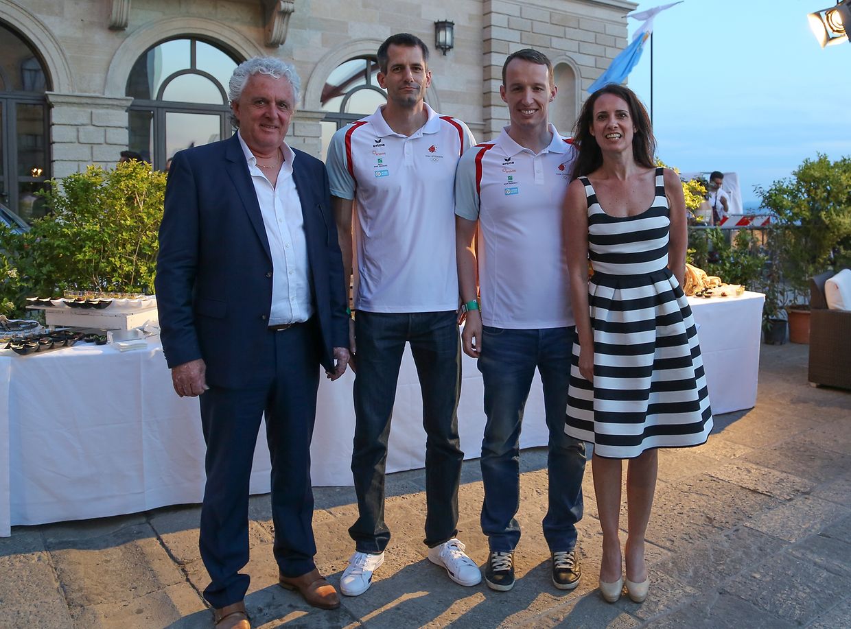 Empfang der BGL BNP Paribas auf der Piazza della Liberta.