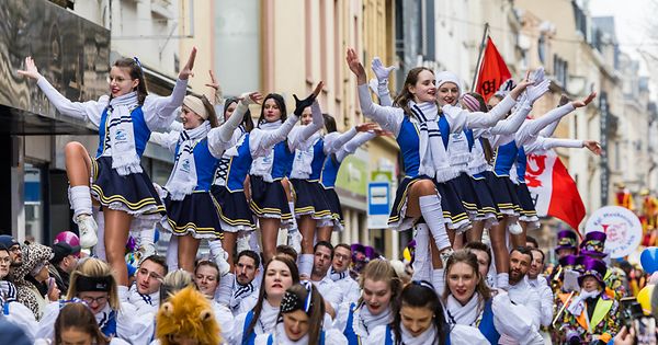 As images of the carnival procession in Esch