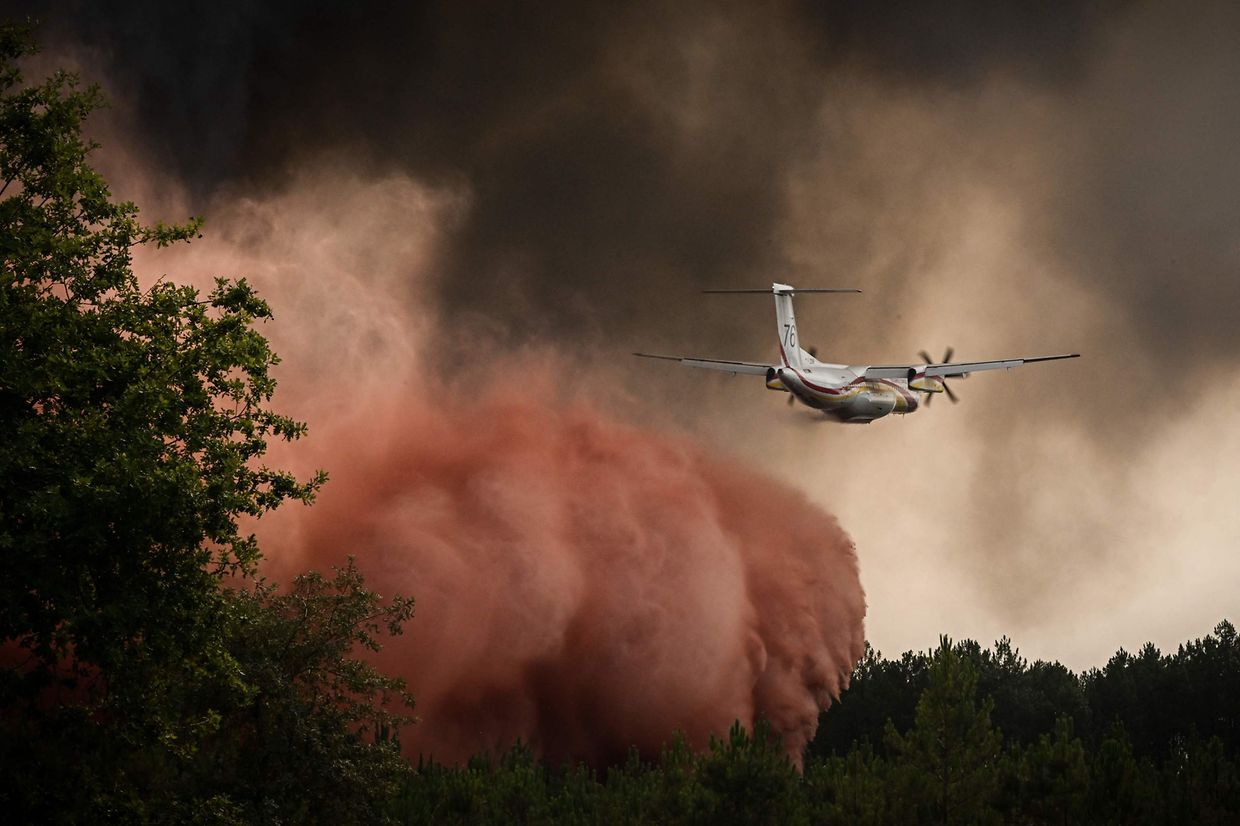 Une grosse partie de l'Europe, dont la péninsule ibérique, est touchée par d'importants feux de forêt cet été.