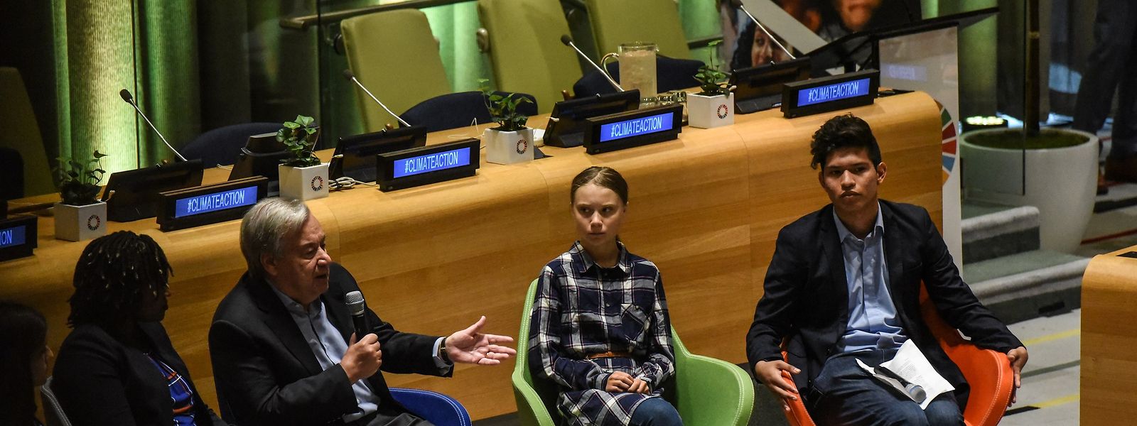 O secretário-geral declarou-se e foi apresentado como “ouvinte principal” em vez de orador na abertura da Cimeira da Ação Climática para a Juventude, que se iniciou hoje na sede das Nações Unidas em Nova Iorque.