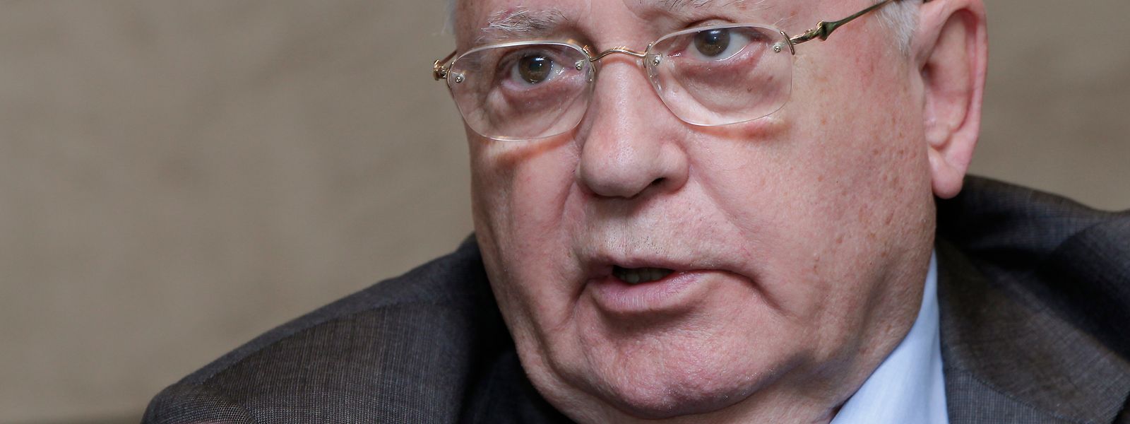 Gorbatschow anlässlich eines Besuchs in Luxemburg im Jahr 2010.