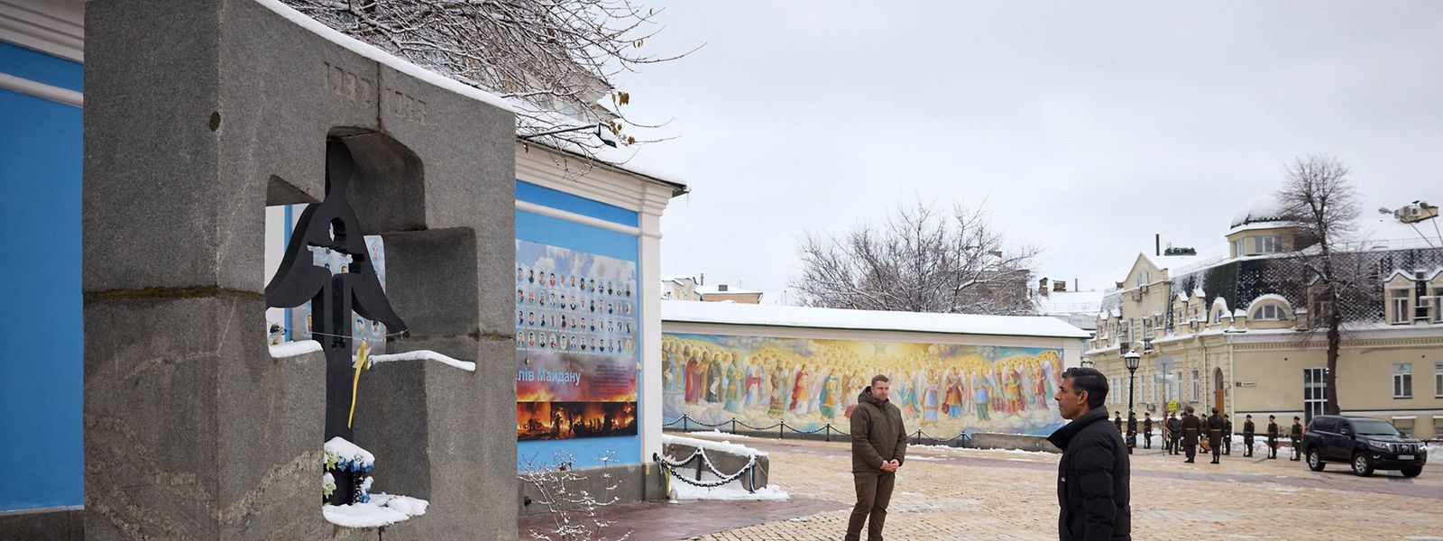 Monumento ucraniano em homenagem às vítimas do Holodomor.