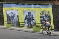 Virgule,Préparation arivée Tour de France à Longwy.Foto: Gerry Huberty/Luxemburger Wort