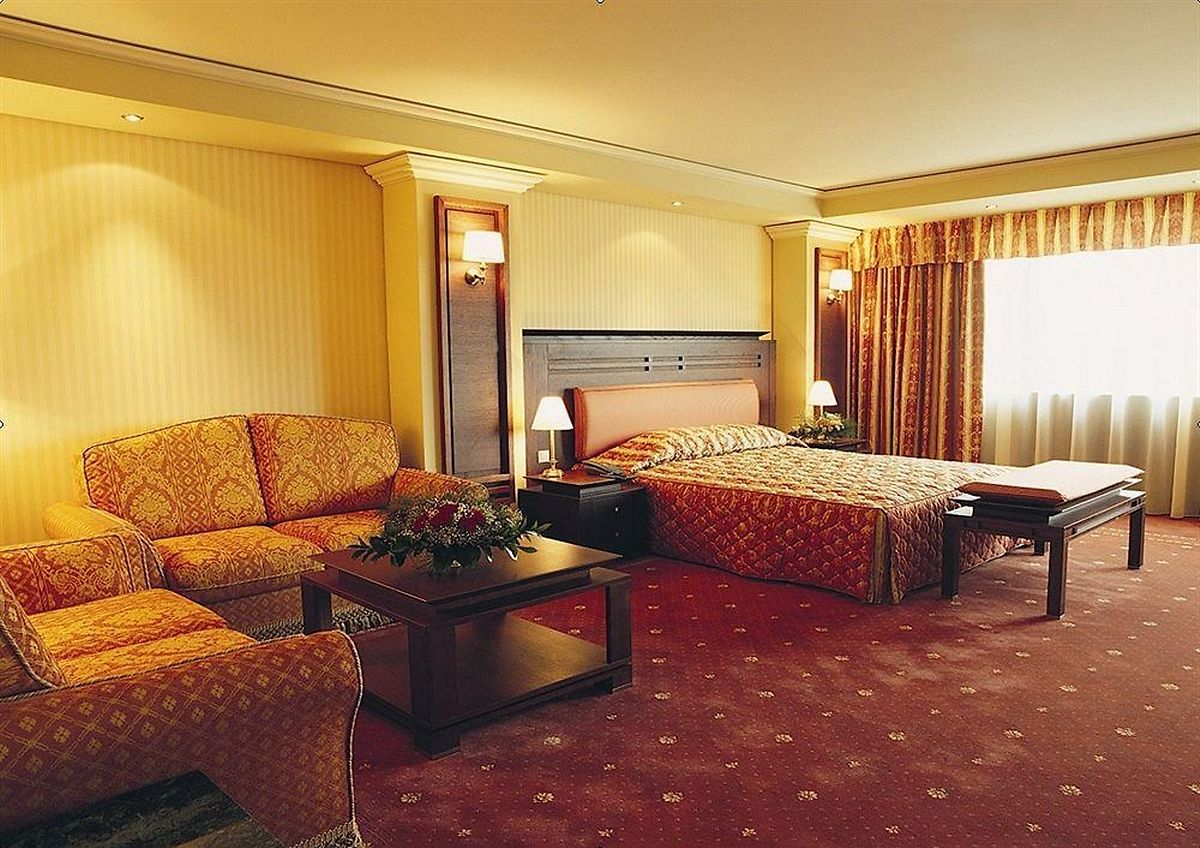 Die Zimmer im Grand Hotel Sofia bieten den Spielern reichlich Platz.