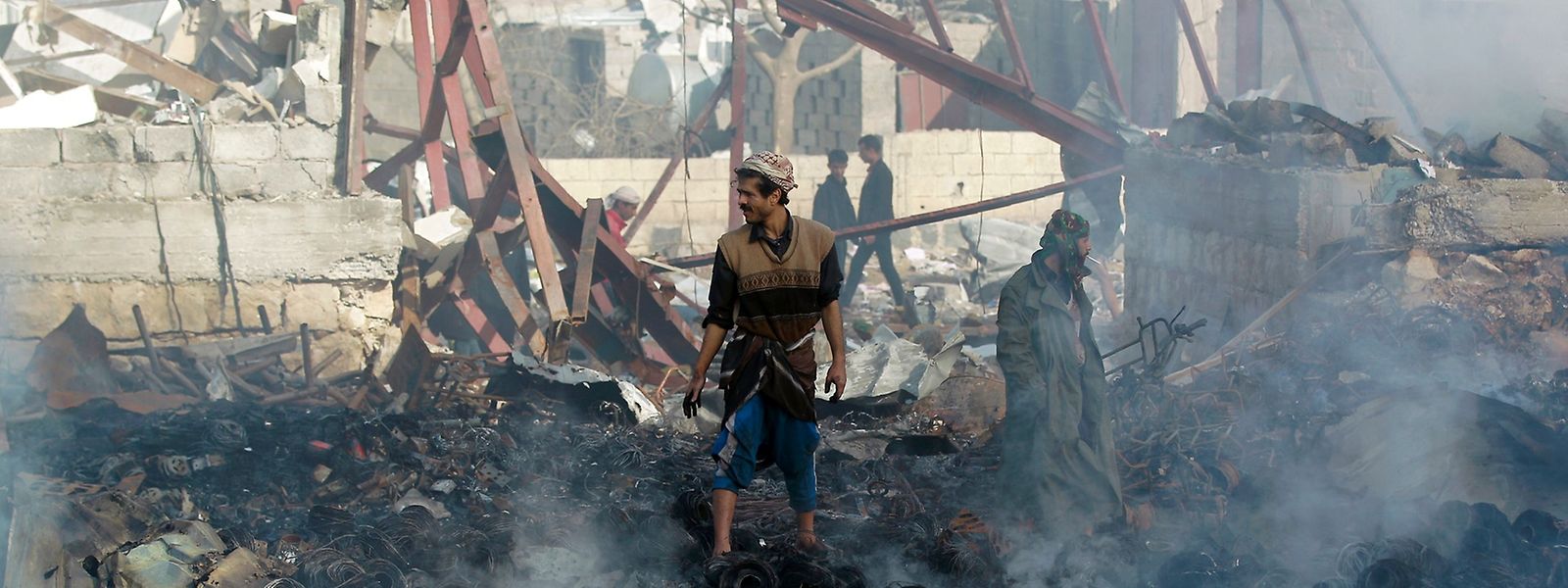 Die von Saudi-Arabien geführten Luftangriffe im Nachbarland Jemen sorgen auch in der Zivilbevölkerung für schreckliche Verluste.