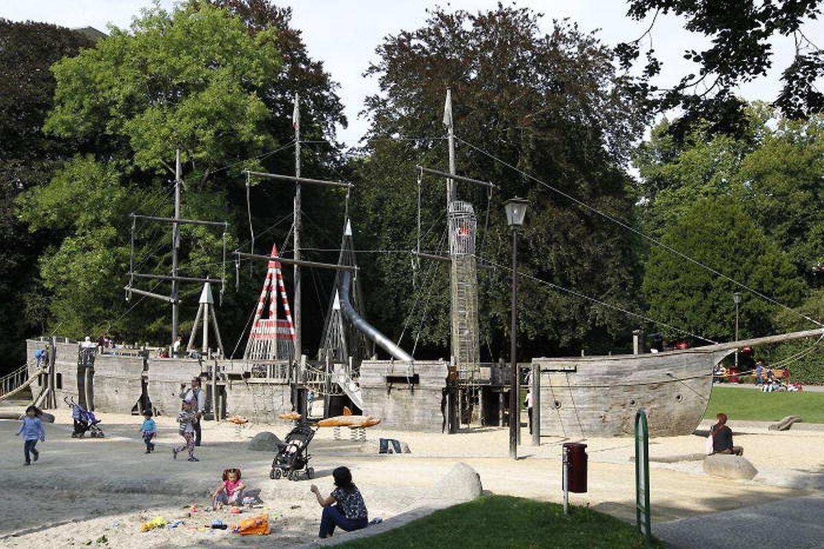 Beim Piratenschiff im Stadtpark wird am Nationalfeiertag so einiges los sein.